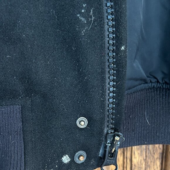 Nike Dream Team Destroyer Jacket 1992 • Men’s L • Triple Black Vtg Streetwear - Picture 5 of 10